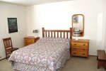 Mammoth Lakes Vacation Rental Sunshine Village 138 - Master Bedroom has 1 Queen Bed